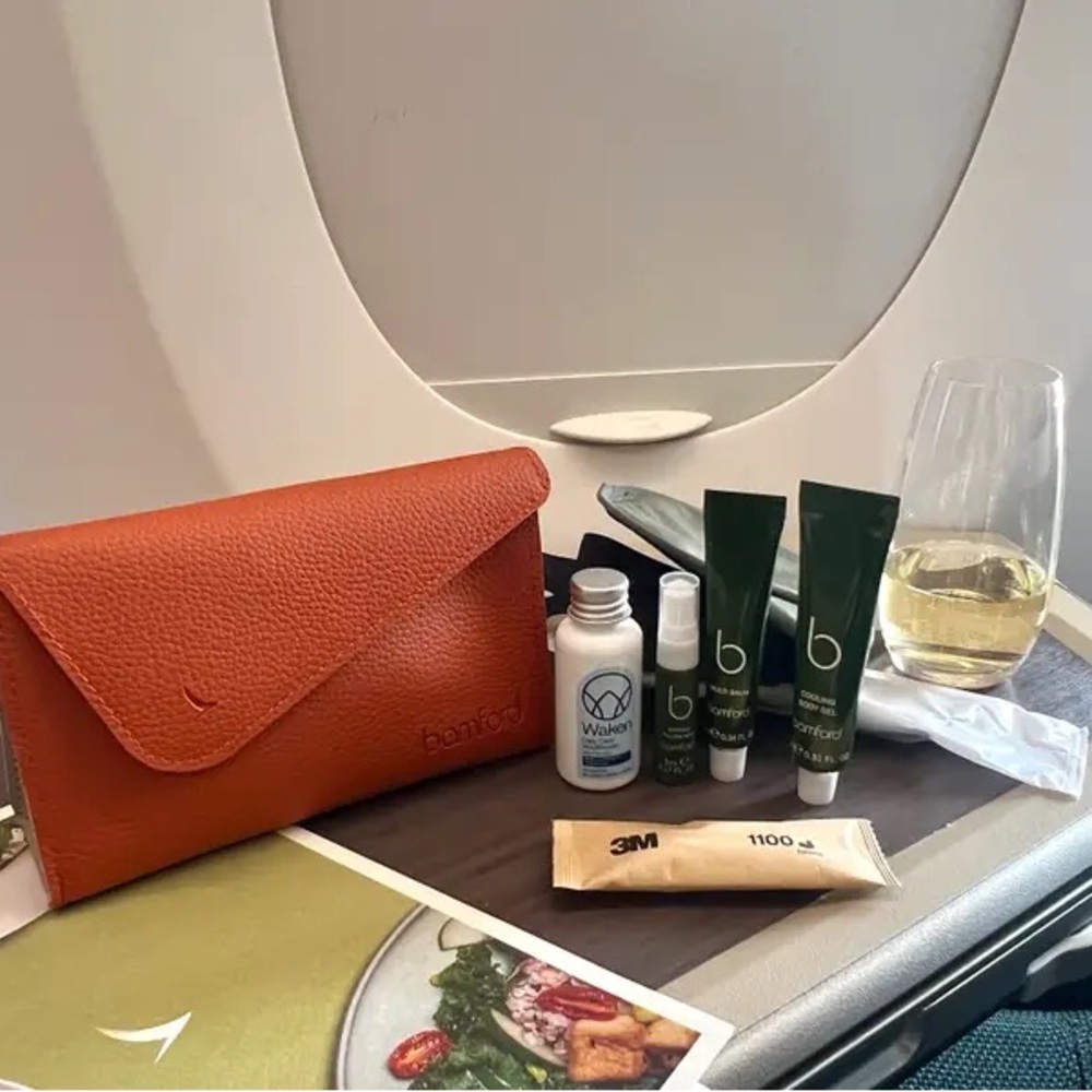 Cathay Pacific's Business Class amenity kit